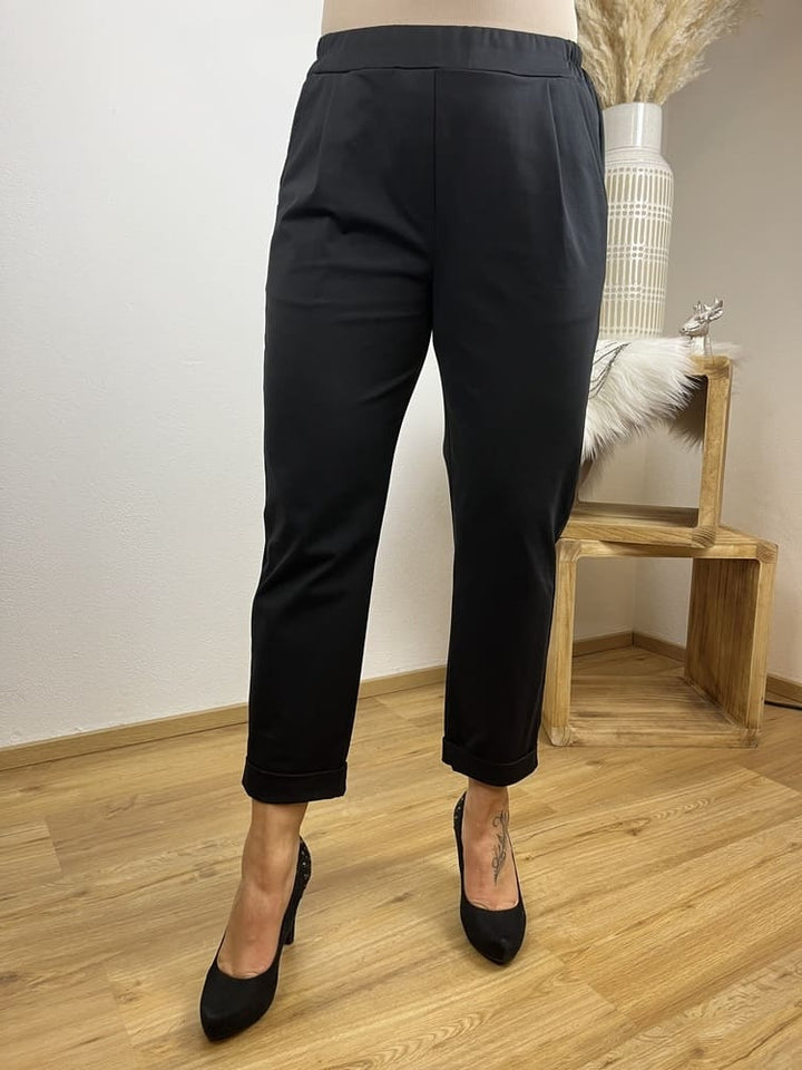 Jerseyhose 7/8, schwarz